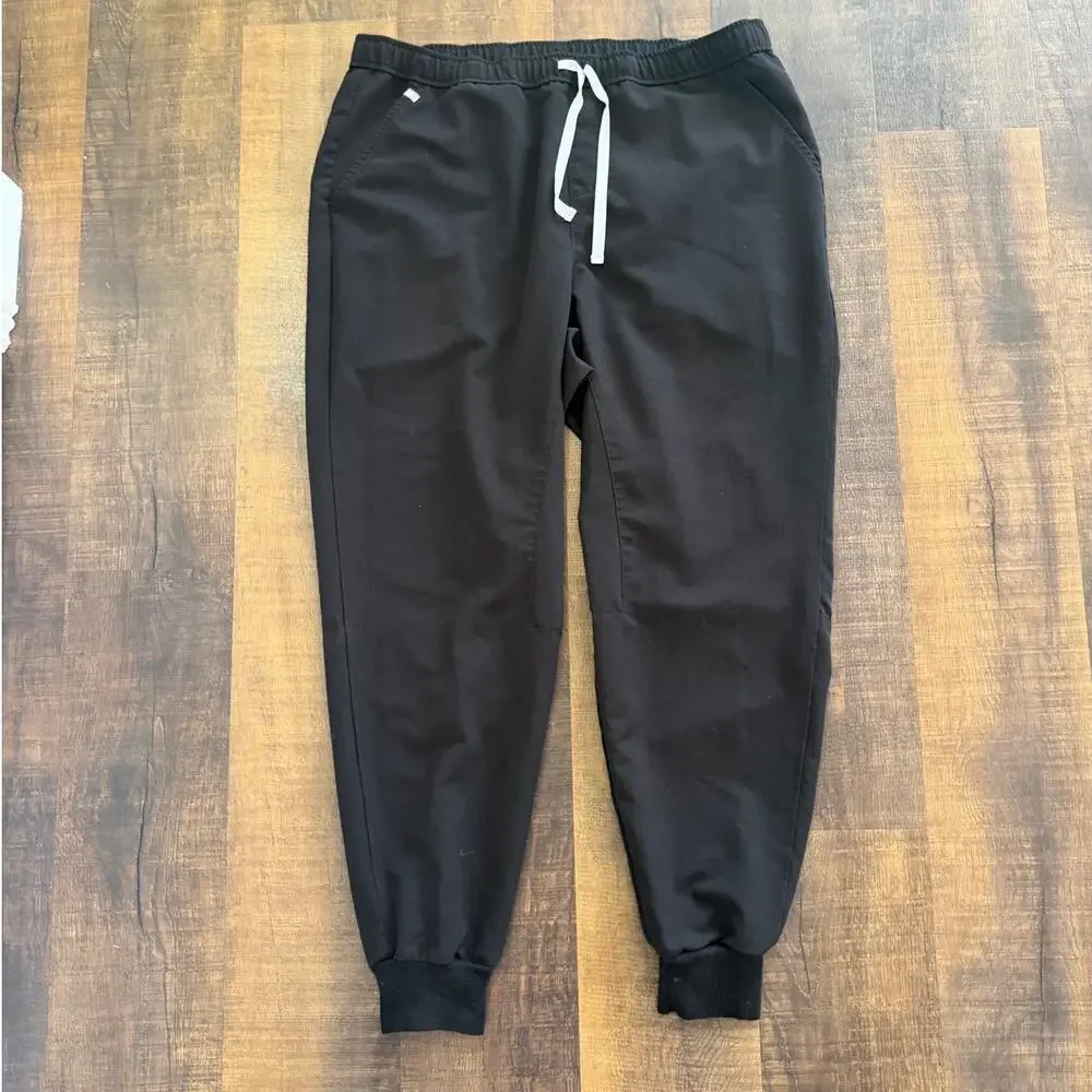 Figs Black Tansen Jogger Scrub Pants Size XXL